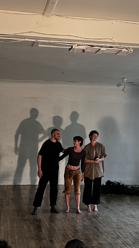 Barton, Rice, and ferroni leanardo in Open Flight Studios